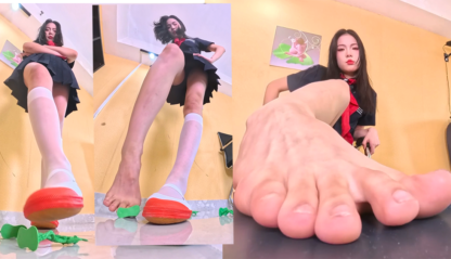 [VR360] Beautiful Giantess VS Toy Army - 画像 (3)