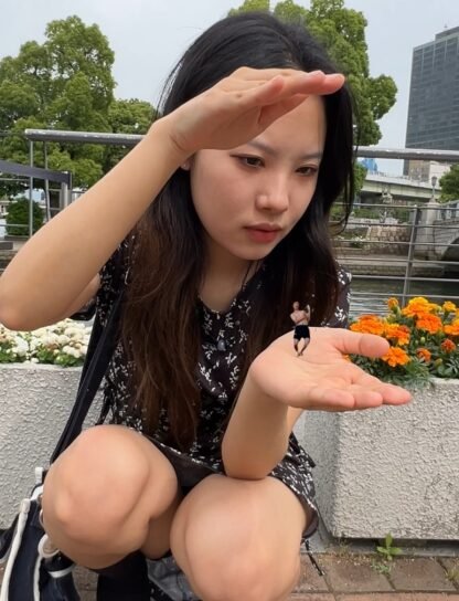 [Non-VR] I'm10cm Giantess Shorts Video - 画像 (4)