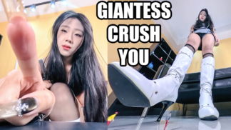 Giantess in Boots having fun with you [VR360+FLAT VERSION]