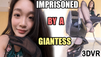 Peach Makes You Worship Her in a cage [TINY 3DVR+VR180+FLAT VERSION]